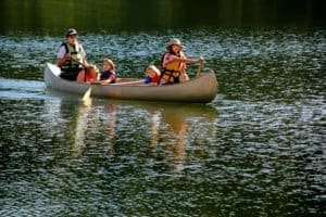 Canoeing, Kayaking, and Boating at Crystal Creek Mountain Lodge
